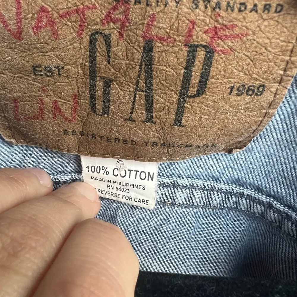 Vintage Kids Gap Blue‎ Denim Jacket size S, cotton